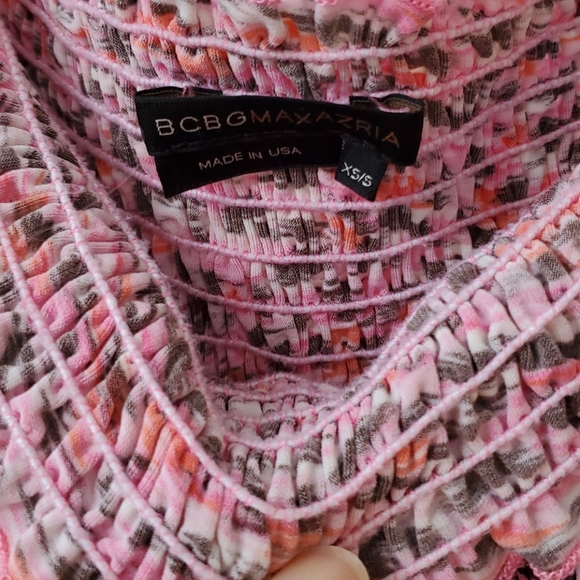 BCBG printed pink top - Picture 2 of 3